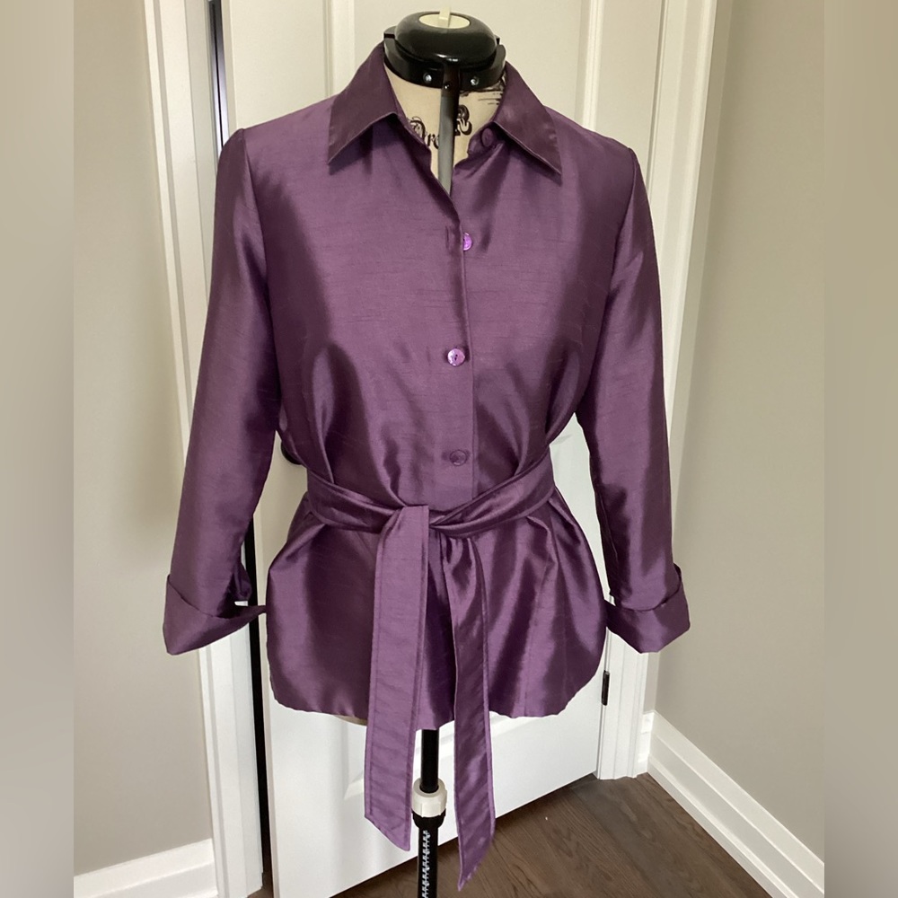 Joan Rivers Shirt Jacket with Belt